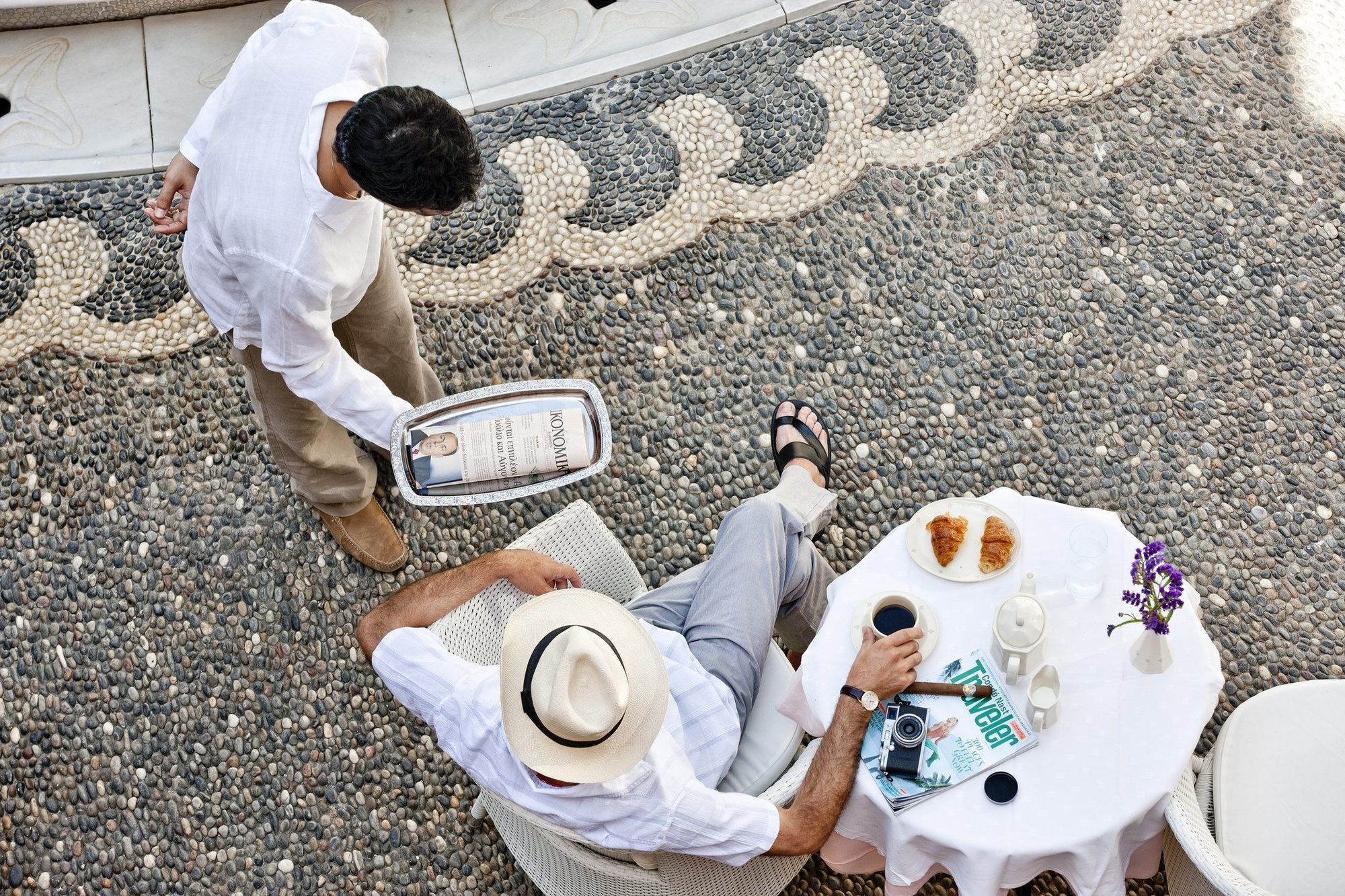 Palazzo Rimondi Boutique 호텔 Agios Andonios  레스토랑 사진